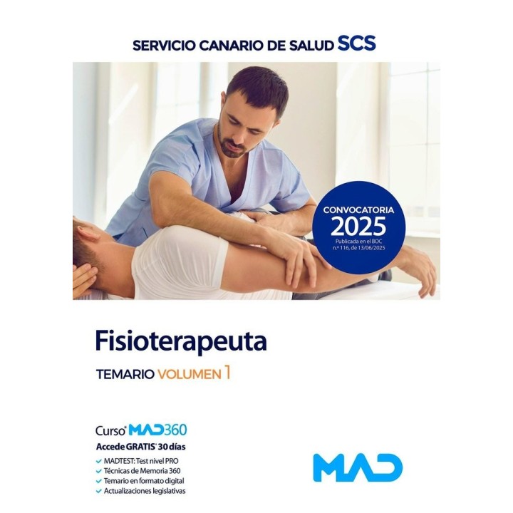 FISIOTERAPEUTA TEMARIO 1 SERVICIO CANARIO DE SALUD