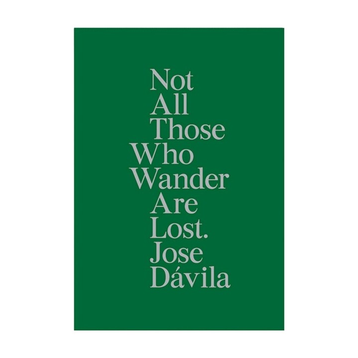 NOT ALL THOSE WHO WANDER ARE LOST
