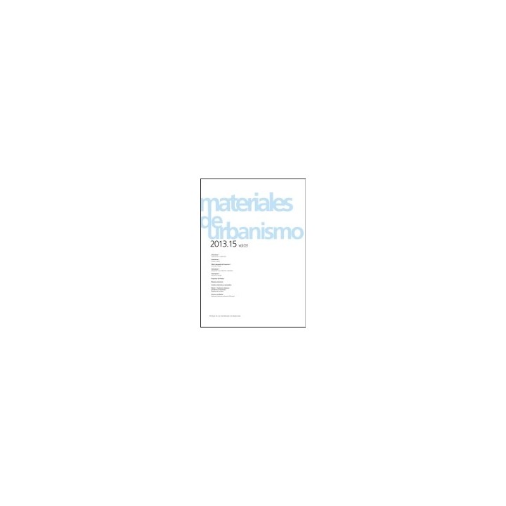 MATERIALES DE URBANISMO 2013.15 VOL 03