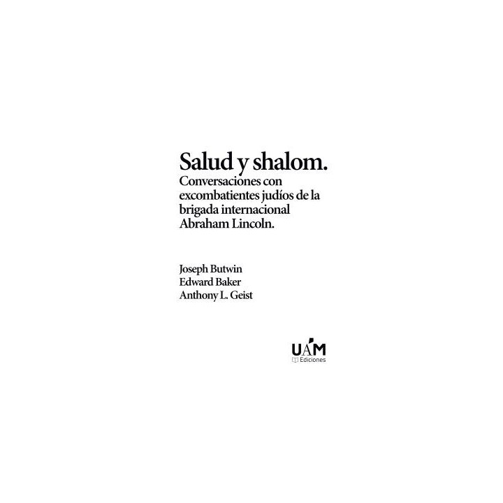 SALUD Y SHALOM