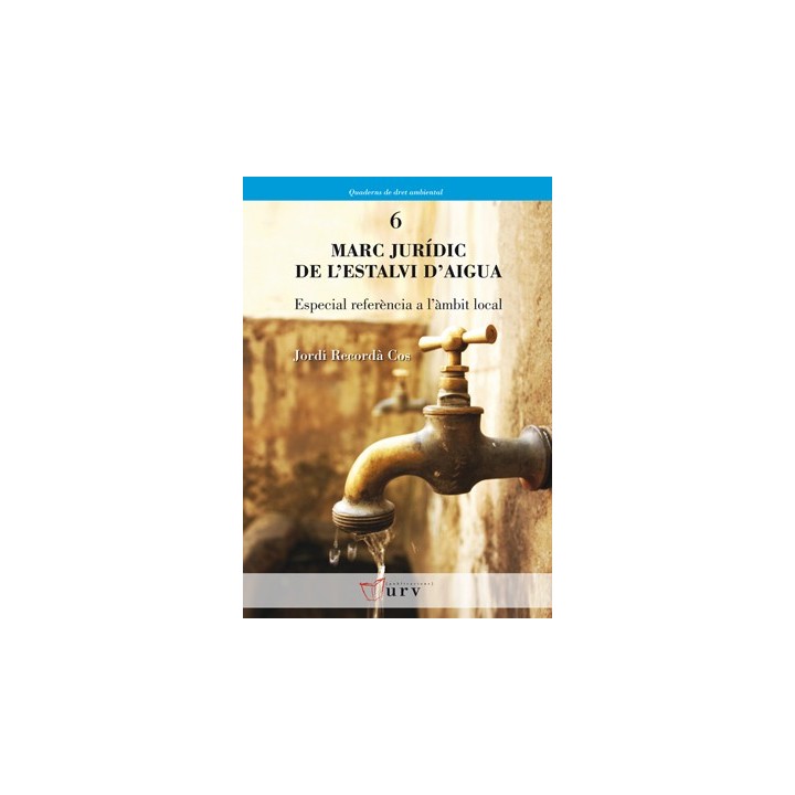 MARC JURÍDIC DE L'ESTALVI D'AIGUA