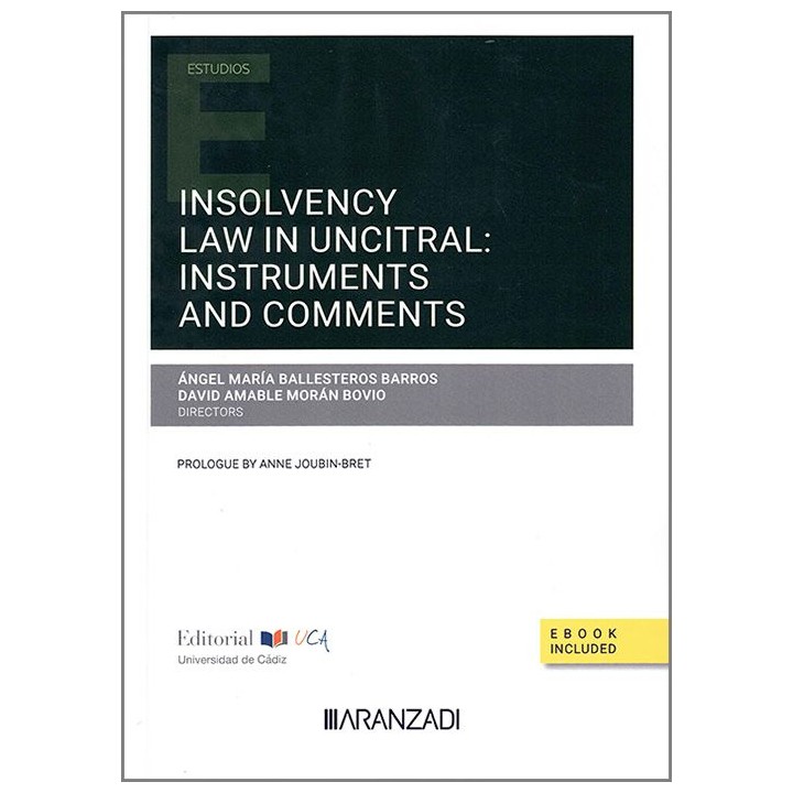 INSOLVENCY LAW IN UNCITRAL: TESTS AND COMMENTS (PAPEL + E-BOOK)