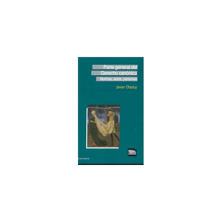 PARTE GENERAL DEL DERECHO CANÓNICO