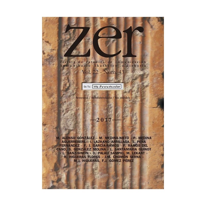 ZER VOL. 22 REVISTA DE ESTUDIOS DE COMUNICACIÓN NUM. 43