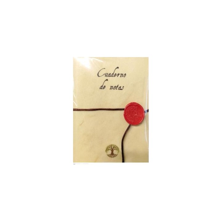 LIBRETA ARTESANAL. PERGAMINO LACRE