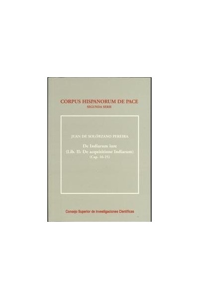 DE INDIARUM IURE. LIBER I. DE INQUISITIONE INDIARUM