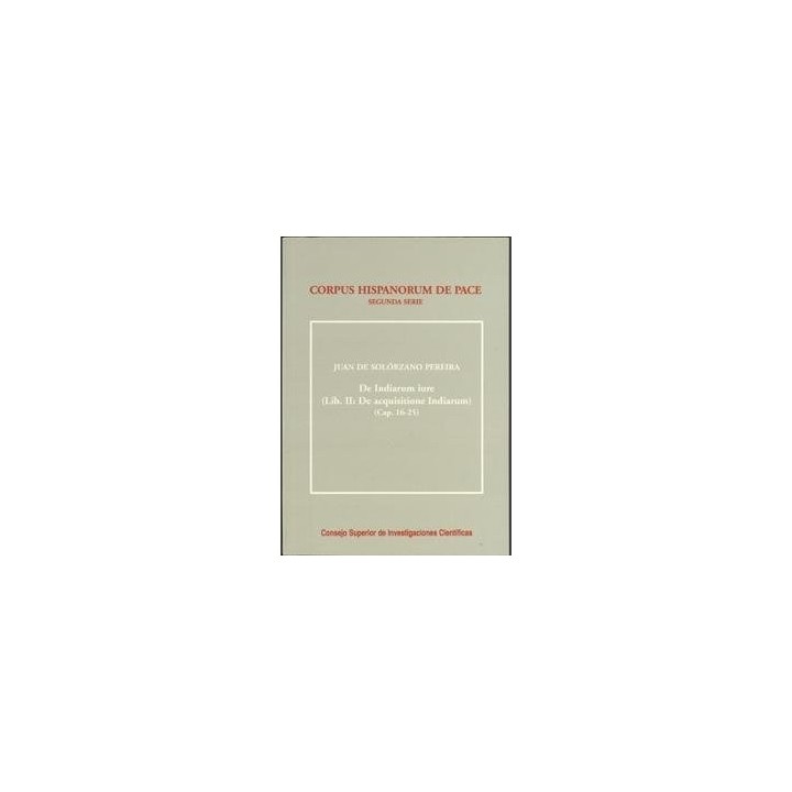 DE INDIARUM IURE. LIBER I. DE INQUISITIONE INDIARUM