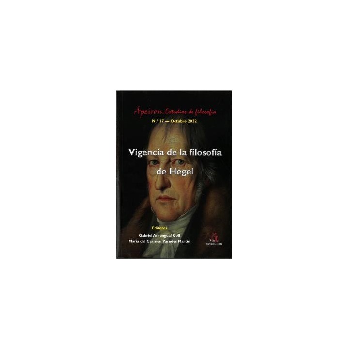 VIGENCIA DE LA FILOSOFÍA DE HEGEL