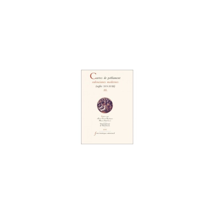 CARTES DE POBLAMENT VALENCIANES MODE VOLUM III