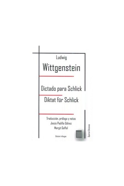 DICTADO PARA SCHLICK / DIKTAT FÜR SCHILICK