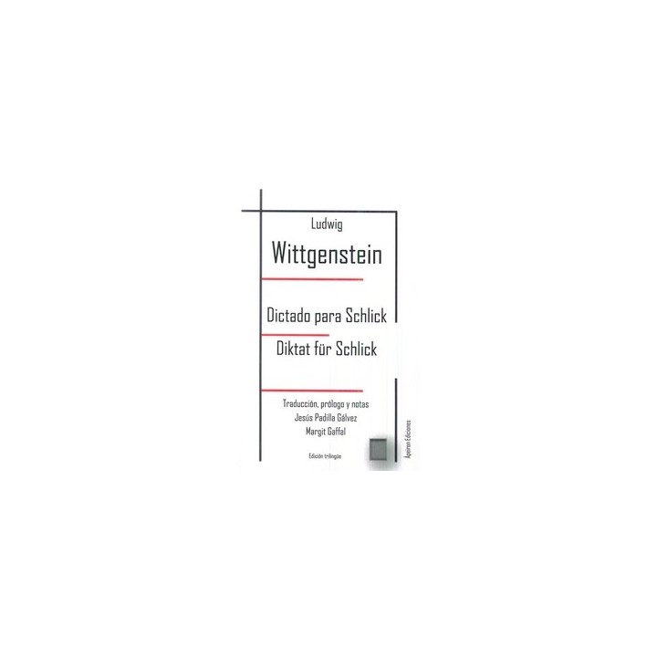 DICTADO PARA SCHLICK / DIKTAT FÜR SCHILICK