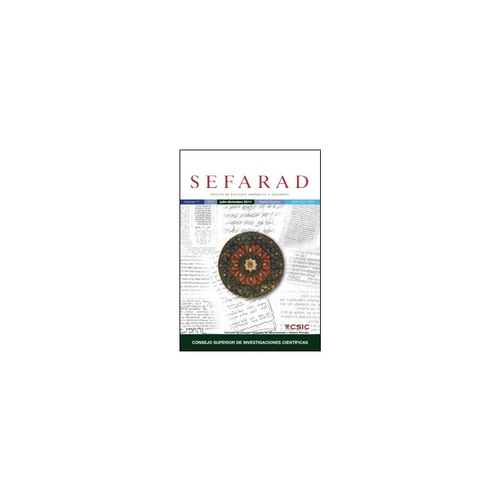 REVISTA SEFARAD VOL. 77 Nº 1 SUELTO ESPAÑA