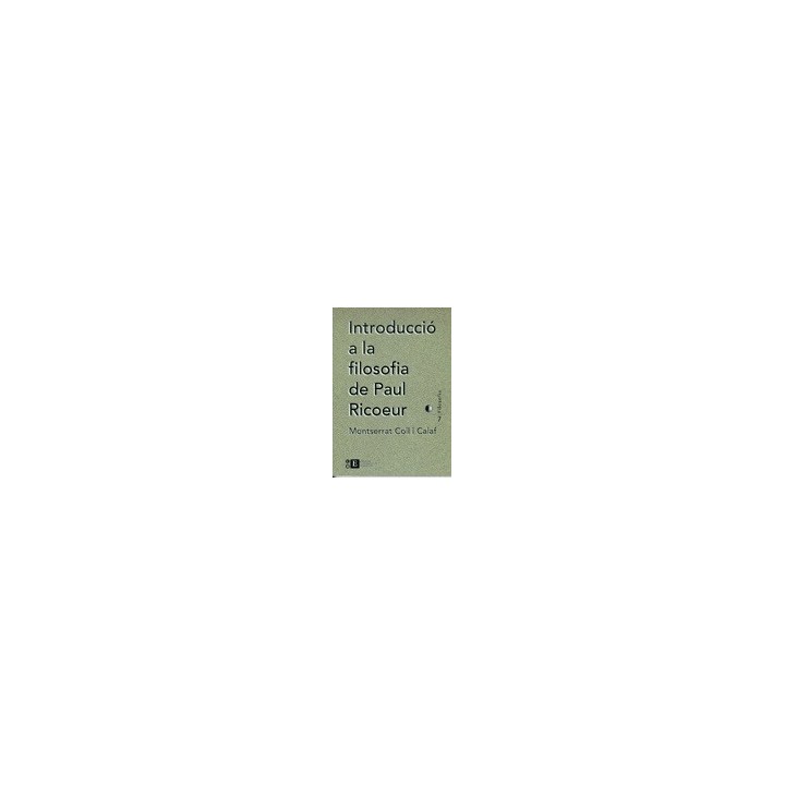 INTRODUCCIÓ A LA FILOSOFIA DE PAUL RICOEUR