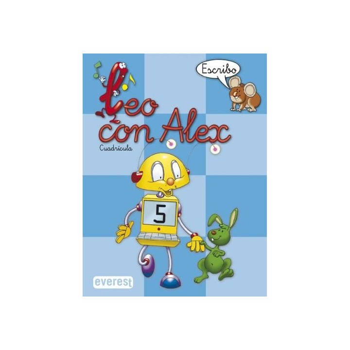 LEO CON ÁLEX 5. ESCRIBO. CUADRÍCULA