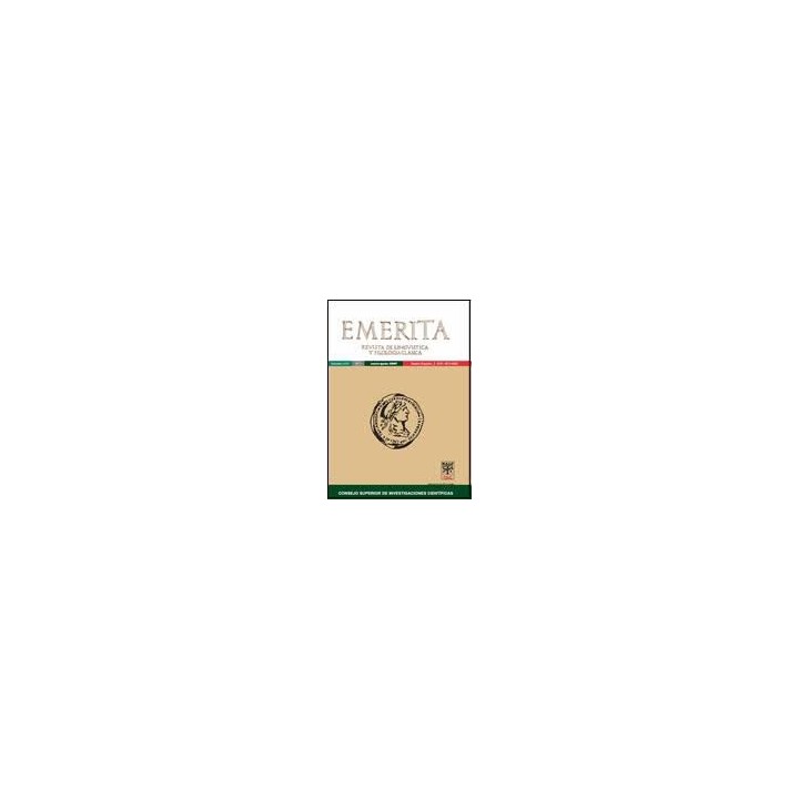 EMERITA VOL LXXXIX Nº 1 ENERO-JUNIO 2021