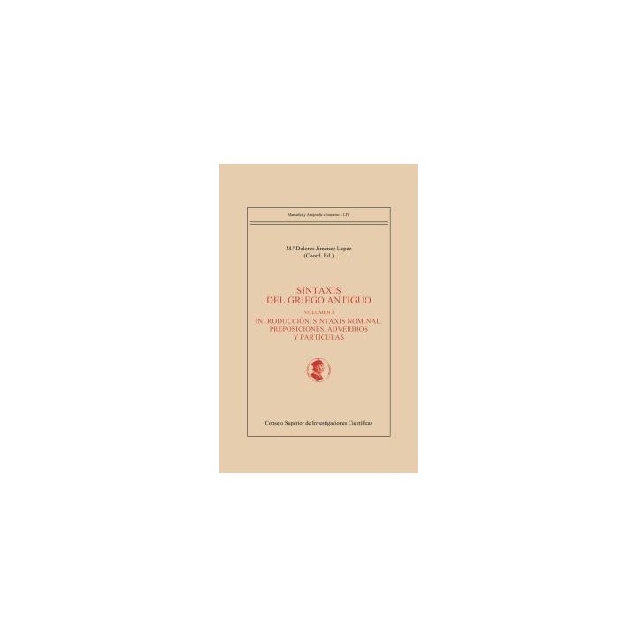 SINTAXIS DEL GRIEGO ANTIGUO 2 VOLUMENES