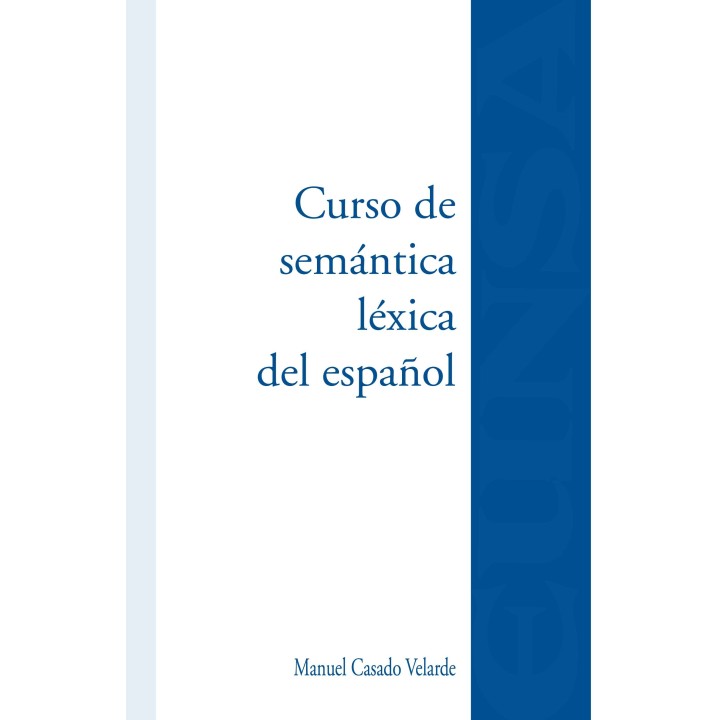 CURSO DE SEMÁNTICA LÉXICA DEL ESPAÑOL