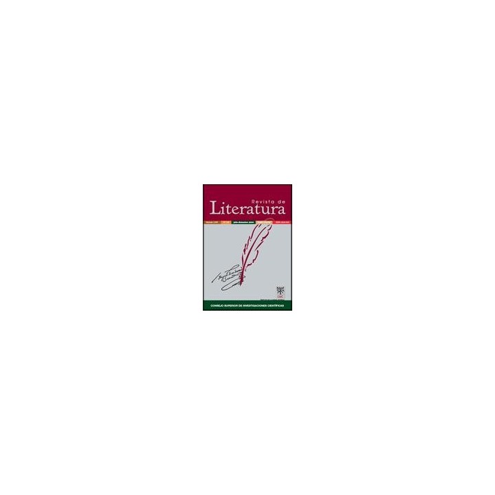 REVISTA DE LITERATURA 167-168 AÑO 2022 (SUSCRIPCION EXTRANJERO )