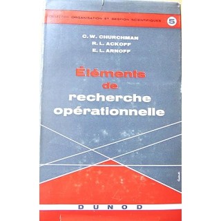 Éléments de recherche opérationnelle