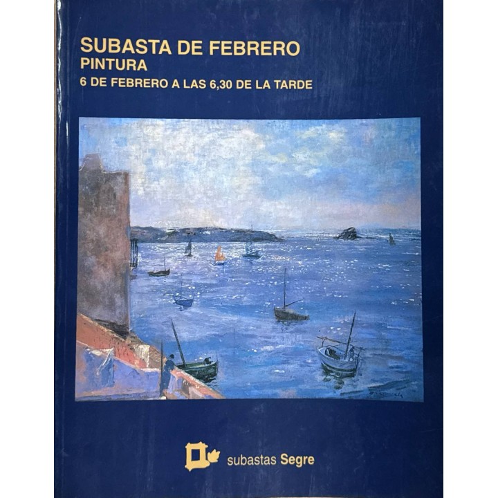 SUBASTA DE FEBRERO PINTURA 6 DE FEBRERO A LAS 6,30 DE LA TARDE