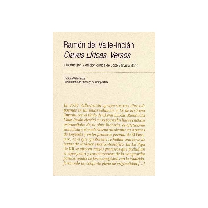 CLAVES LÍRICAS. VERSOS