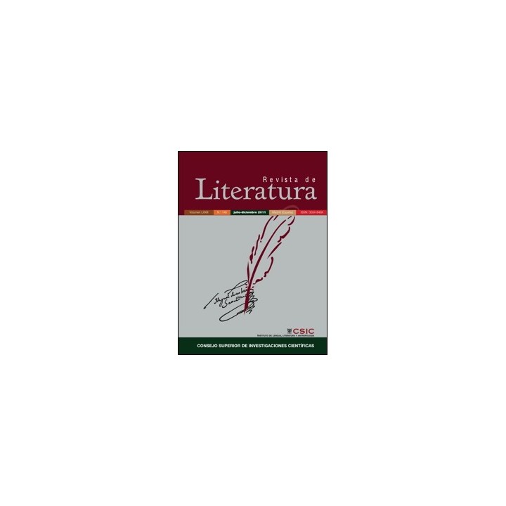 REVISTA DE LITERATURA 156 JULIO-DICBRE. 2016