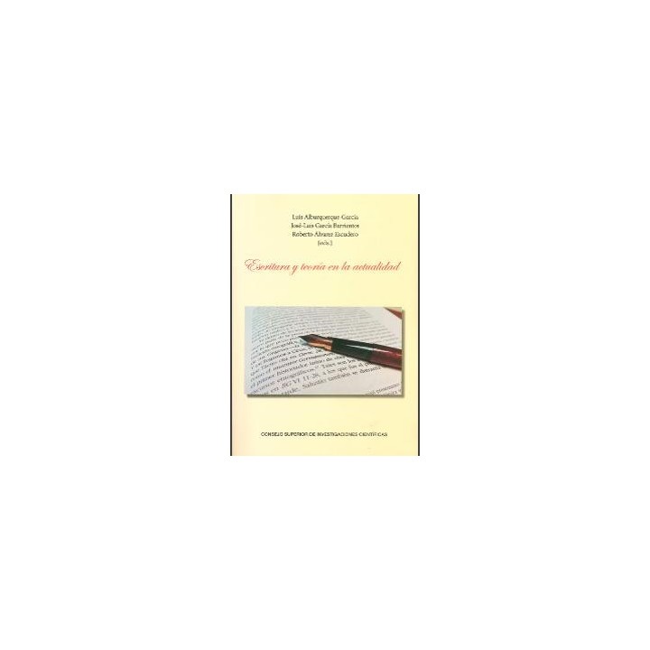 ESCRITURA Y TEORÍA EN LA ACTUALIDAD