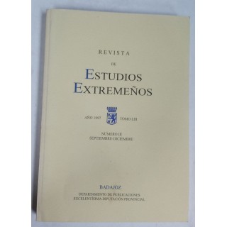 Revista de Estudios Extremeños. Año 1997 Tomo LIII Número III Septiembre-Diciembre