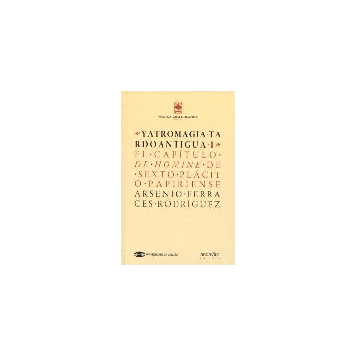 YATROMAGIA TARDOANTIGUA I