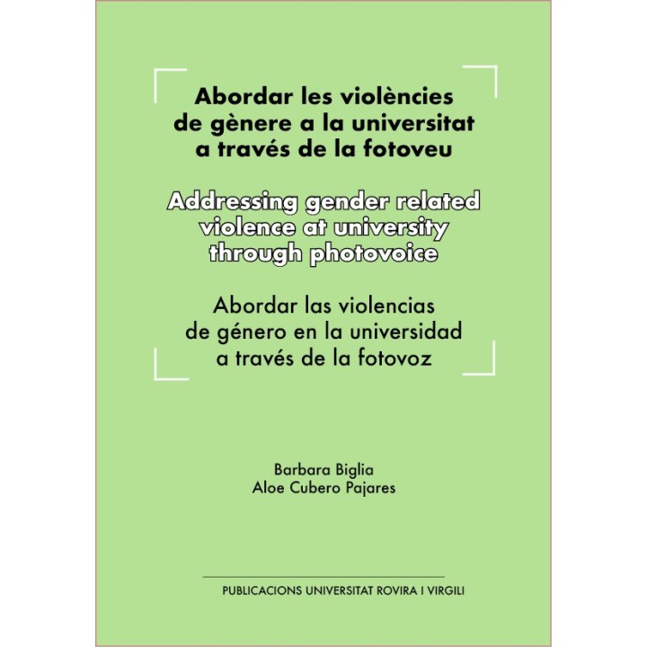 ABORDAR LES VIOLÈNCIES DE GÈNERE A LA UNIVERSITAT A TRAVÉS DE LA FOTOVEU