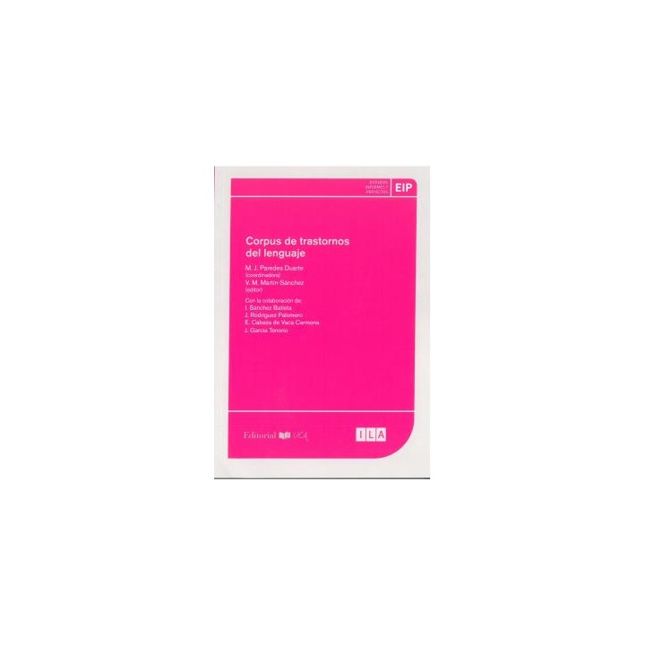 CORPUS DE TRASTORNOS DEL LENGUAJE