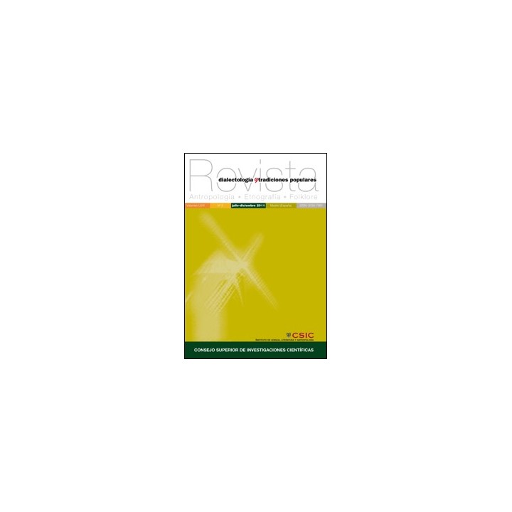 REVISTA DE DIALECTOLOGÍA Nº 72 ( VOL. I - II ) SUSCRPCIÓN ESPAÑA