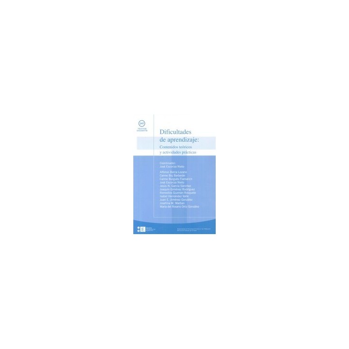 DIFICULTADES DE APRENDIZAJE CONTENIDOS TEORICOS Y ACTIVIDADES PRACTICAS
