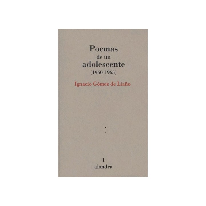 POEMAS DE UN ADOLESCENTE (1960-1965)