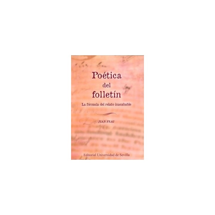 POÉTICA DEL FOLLETÍN