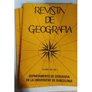 Revista de Geografia. Volumen XXXX Numero 1,2 y3 Enero-Diciembre 1995