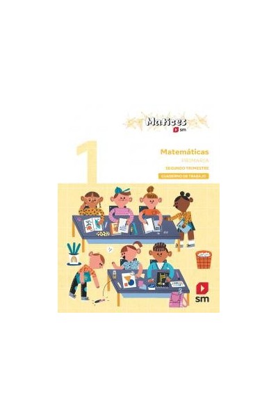 Cuaderno de matematicas. 1 primaria. 2 trimestre. maticesprimaria.1er curso
