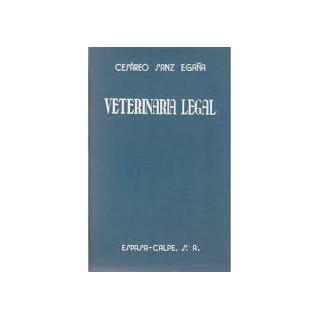 VETERINARIA LEGAL - CESAREO PANZ EGAÑA.