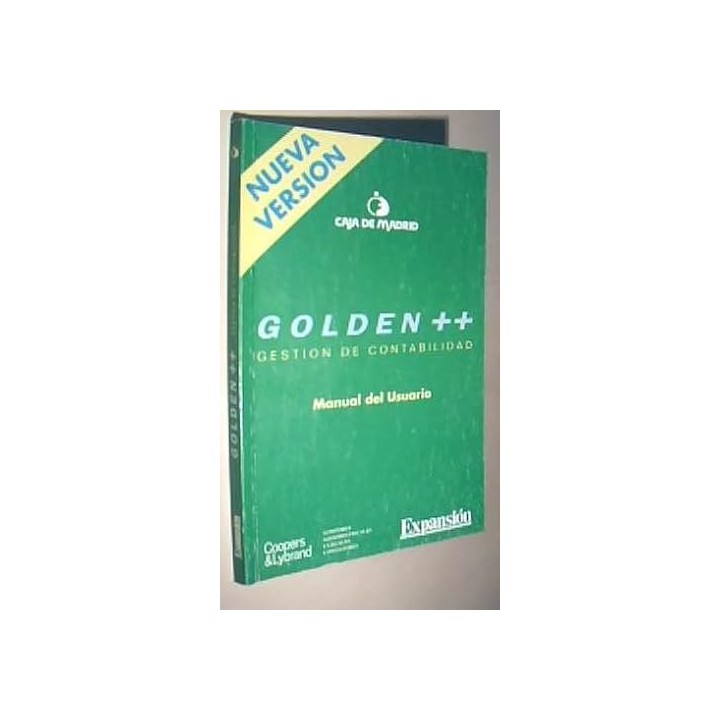 Golden ++. Gestión de contabilidad. Manual del usuario. Nueva versión
