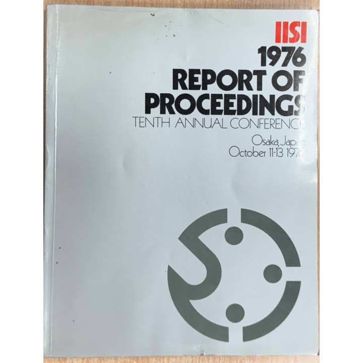 1976 REPORT OF PROCEEDINGS TENTH ANNUAL CONFERENCE. OSAKA JAPAN-OCTOBER 11-13-1976.