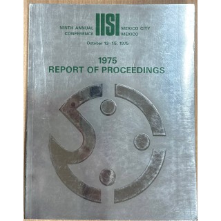 NINTH ANNUAL CONFERENCE MEXICO CITY October 13-15 1975. REPORT OF PROCEEDINGS.