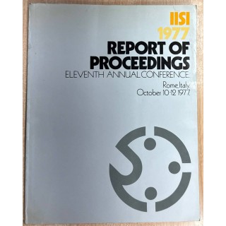REPORT OF PROCEEDINGS ELEVENTH ANNUAL CONFERENCE. Rome, Italy. October 10-12-1977.