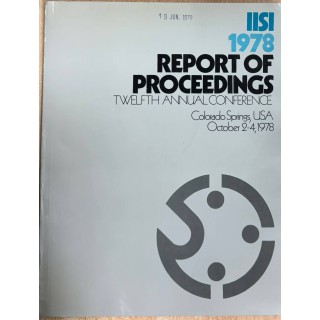 1978 REPORT OF PROCEEDINGS TWELFTH ANNUAL CONFERENCE. Colorado Springs, USA.
