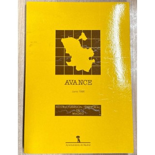 AVANCE Junio 1986 - Restructuración Territorial de Madrid.