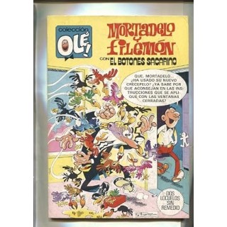 Mortadelo y Filemon con El Botones Sacarino