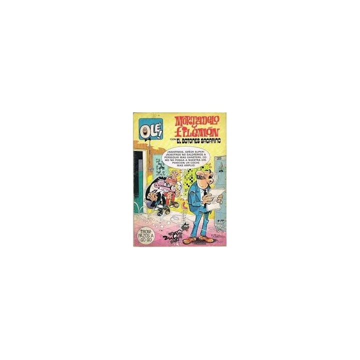 Mortadelo y Filemón con el botones Sacarino Trompazos a Go go