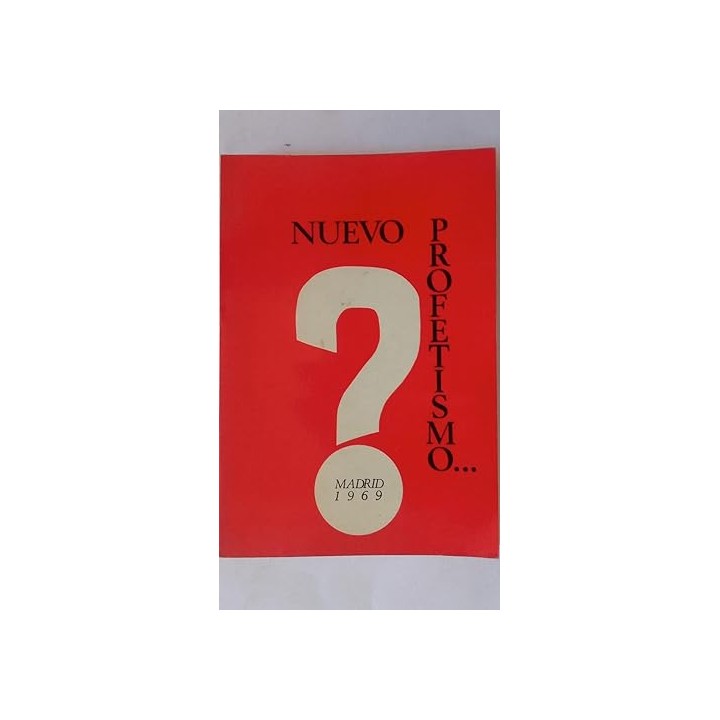 Nuevo profetismo. Corrientes y grupos poéticos