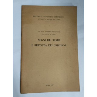 Segni Dei Tempi E Risposta Dei Cristiani