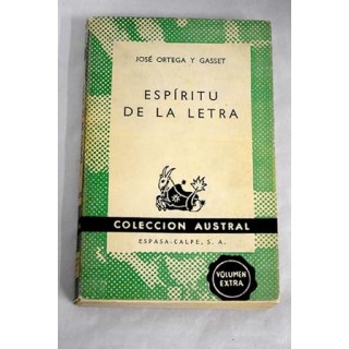 Espíritu de la letra
