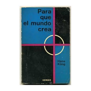 Para que el mundo crea